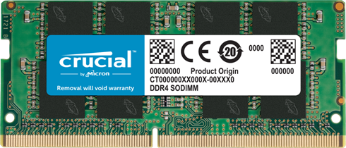 Crucial SODIMM DDR4 8GB 3200MHz CL22