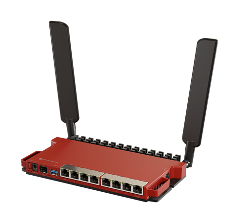 MIKROTIK RouterBOARD L009UiGS-2HaxD-IN + L5 (800MHz; 512MB RAM, 8xGLAN, 1xSFP 2,5Gbps, USB,  desktop, zdroj)