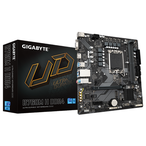 Gigabyte B760M H DDR4, Intel B760, LGA1700, 2xDDR4, mATX