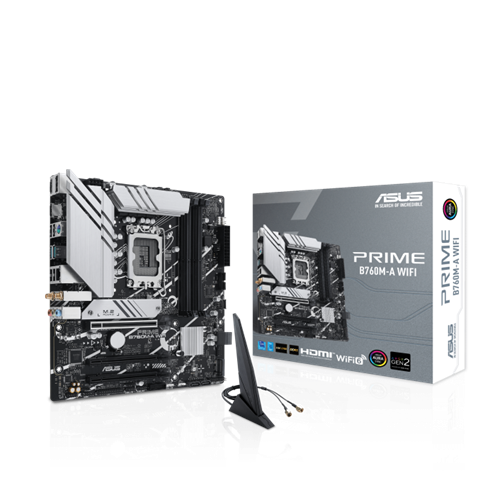 ASUS Prime B760M-A WIFI, Intel B760, LGA1700, mATX, 4x DDR5