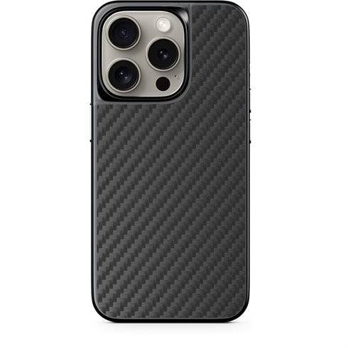 Epico Mag+ Hybrid Carbon Case iPhone 15 Pro Max - čierna