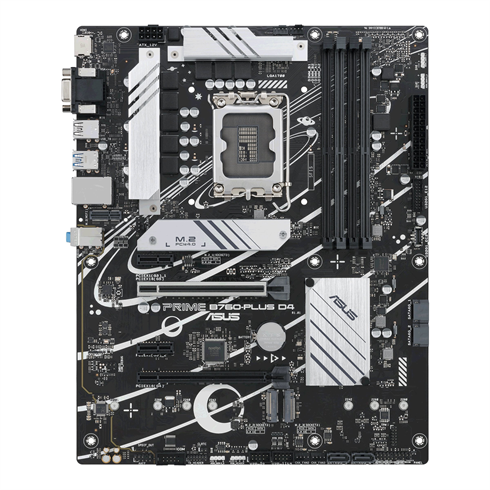 ASUS PRIME B760-PLUS D4, Intel B760, LGA1700, 4x DDR4, ATX