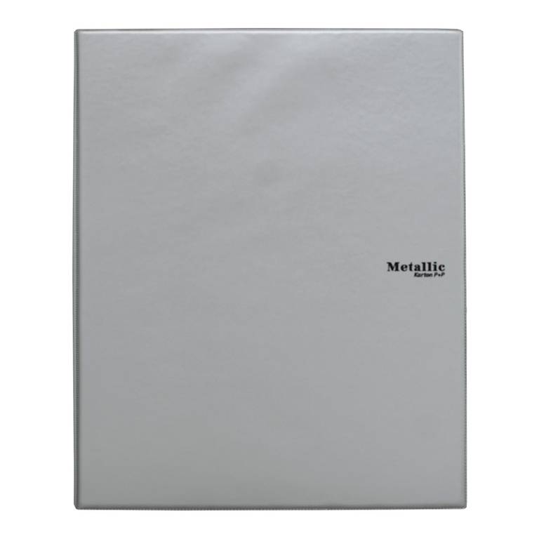 Karisblok A4 s náplňou lamino strieborný Metallic