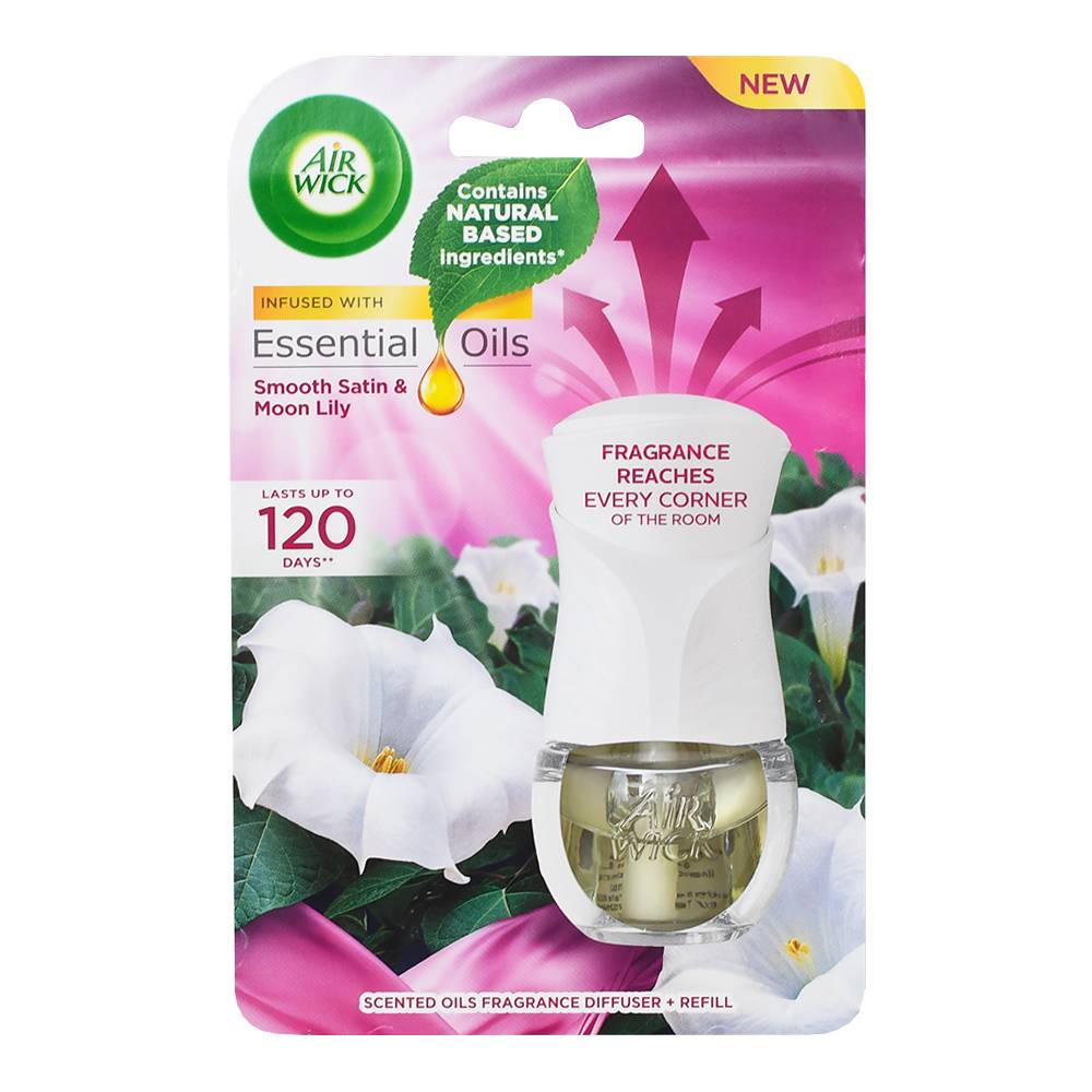 Elektrický strojček s náplňou 19ml Jemný satén Air Wick