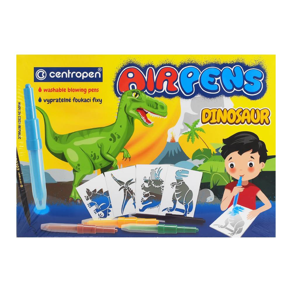 Centropen Fúkacie fixky 1500/5+1 Dinosaur - (6 farieb)