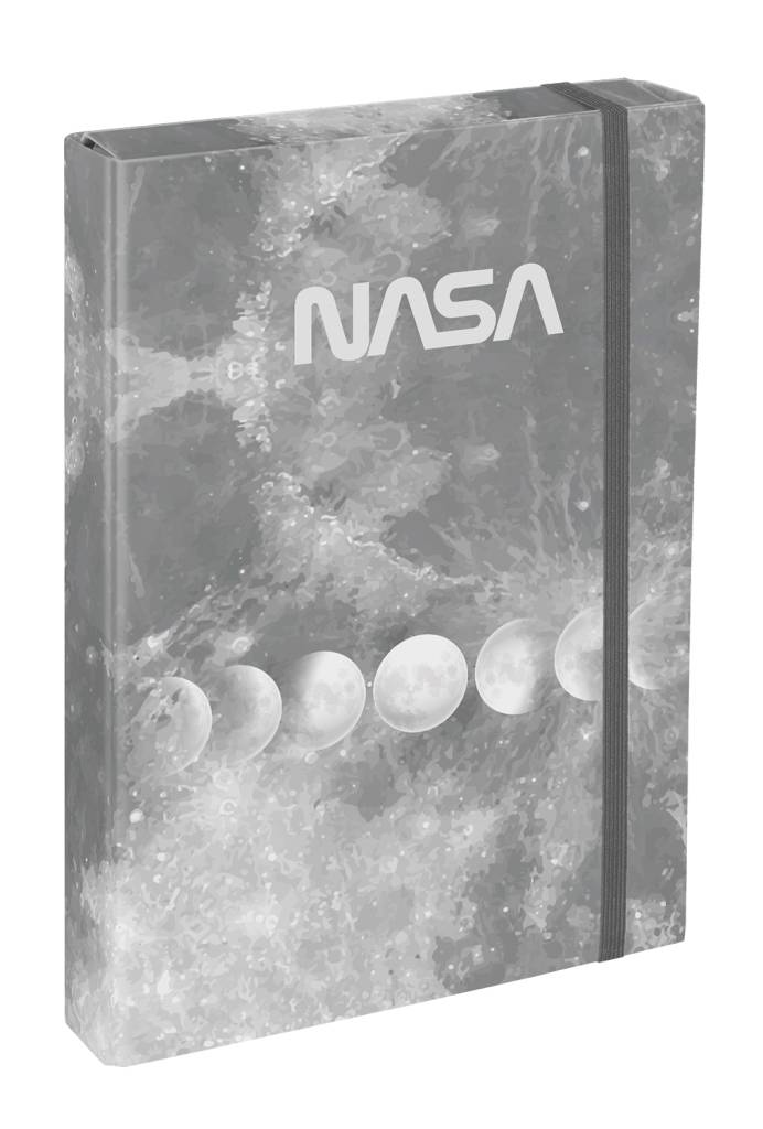 Dosky na školské zošity A4 BAAGL Jumbo NASA Grey