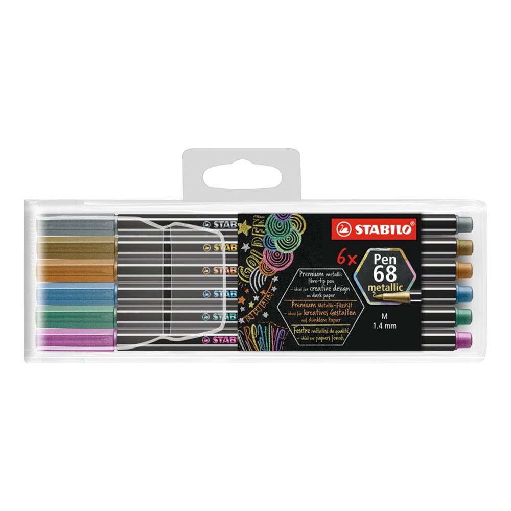 STABILO Fixky 1,4mm Pen 68 metallic 6 farieb
