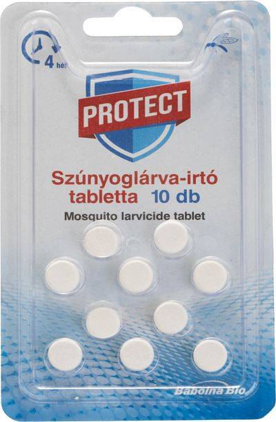Tablety proti komárom PROTECT, larvicídne, 10 tabl.
