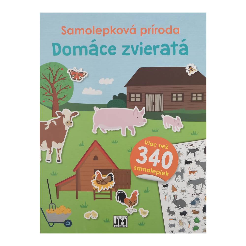 Samolepková príroda - domáce zvieratá
