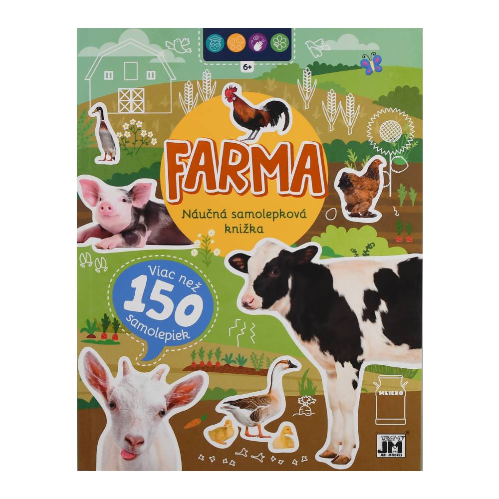 Samolepková knižka farma