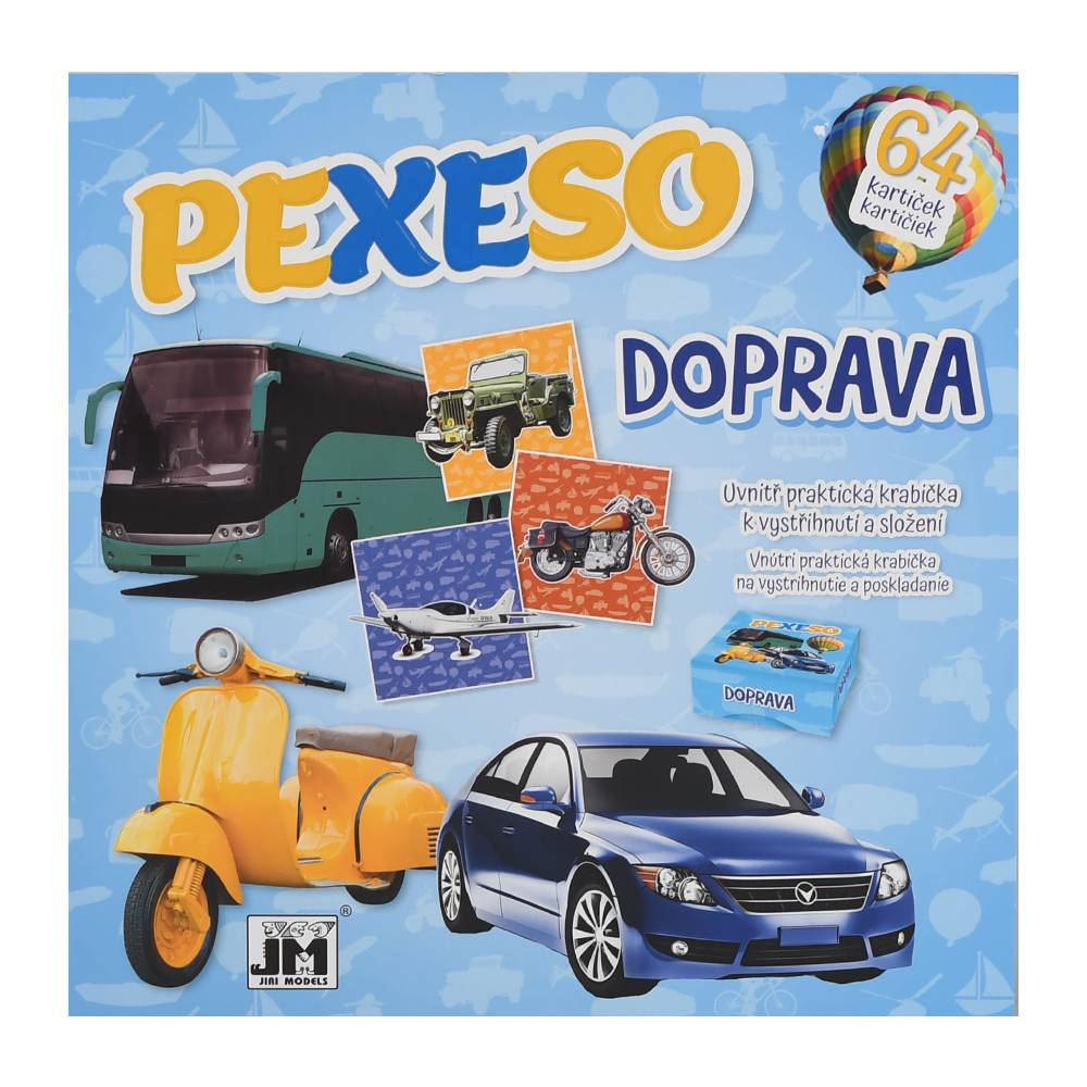 Pexeso v zošite Doprava