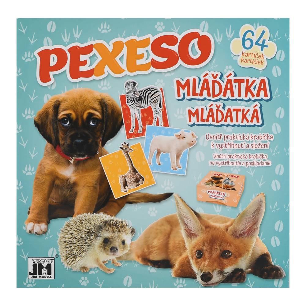 Pexeso v zošite Mláďatá