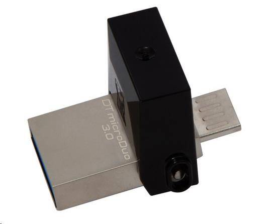 Kingston 16GB DataTraveler microDuo (USB 3.0) - šedý