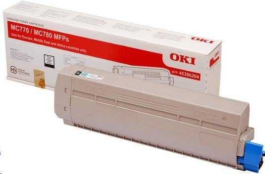 Čierny toner OKI pre MC770/780 (15 000 strán)