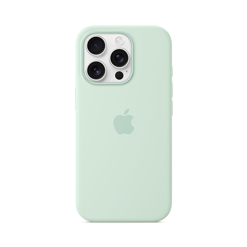 iPhone 16 Pro Silicone Case with MagSafe - Aquamarine