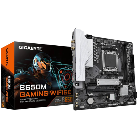 Gigabyte B650M GAMING WIFI6E, AMD B650, AM5, 4xDDR5, mATX