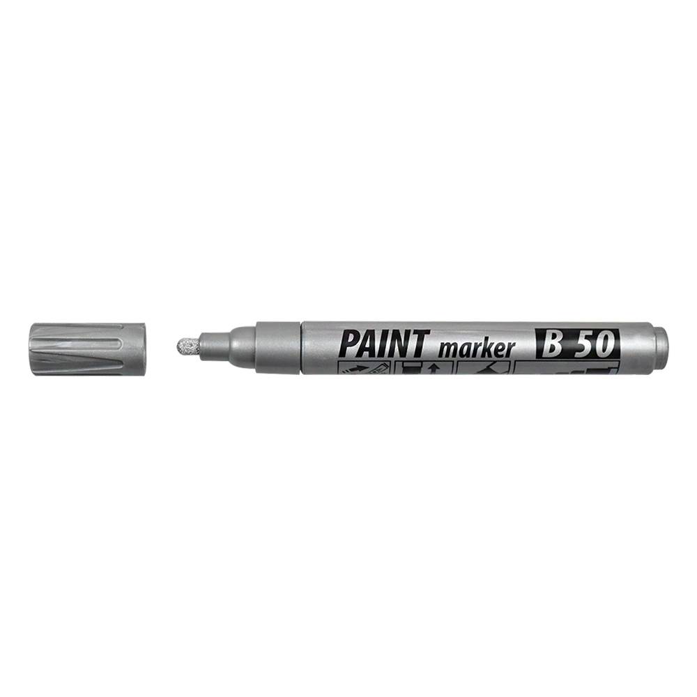 Paint marker B 50 - stříbrná