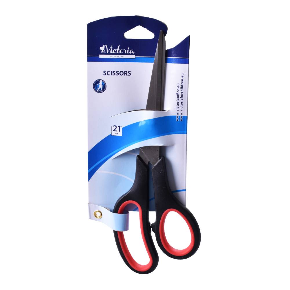 Nožnice kancelárske PVC rúčka 21cm