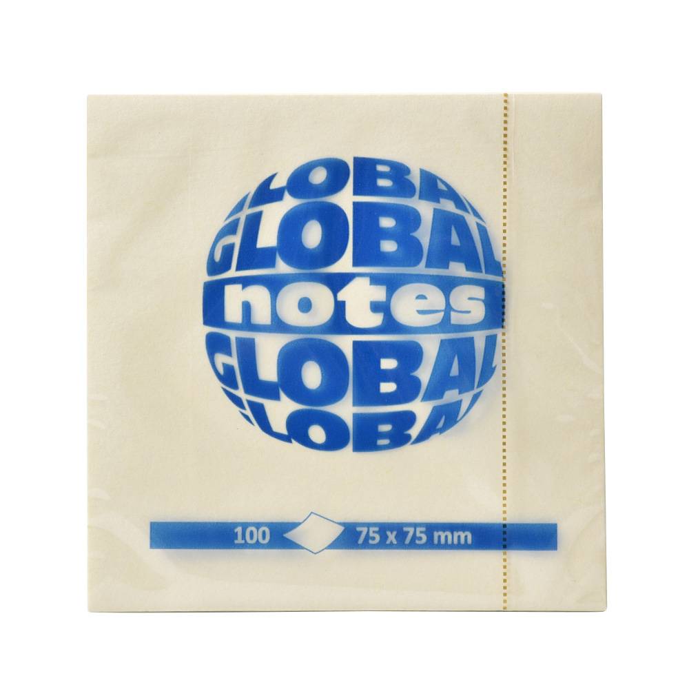 Samolepiace bločky 75x75mm 100 listové pastelový mix 4 farieb