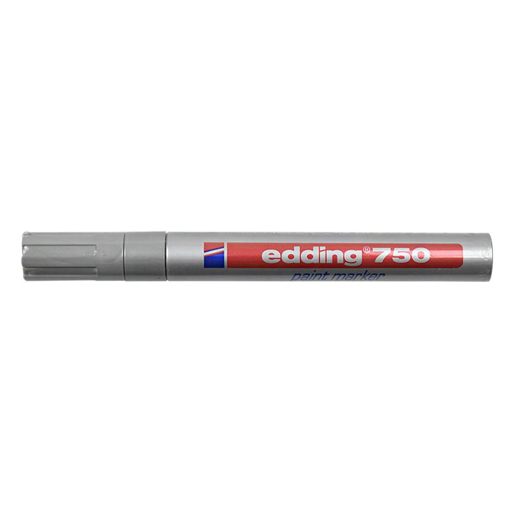 Edding 750 stříbrný