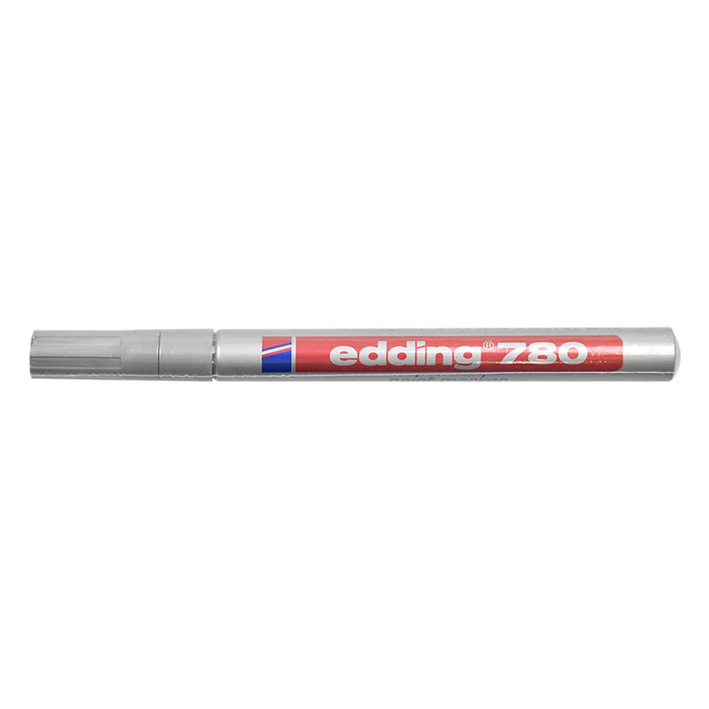 Edding 780 stříbrný
