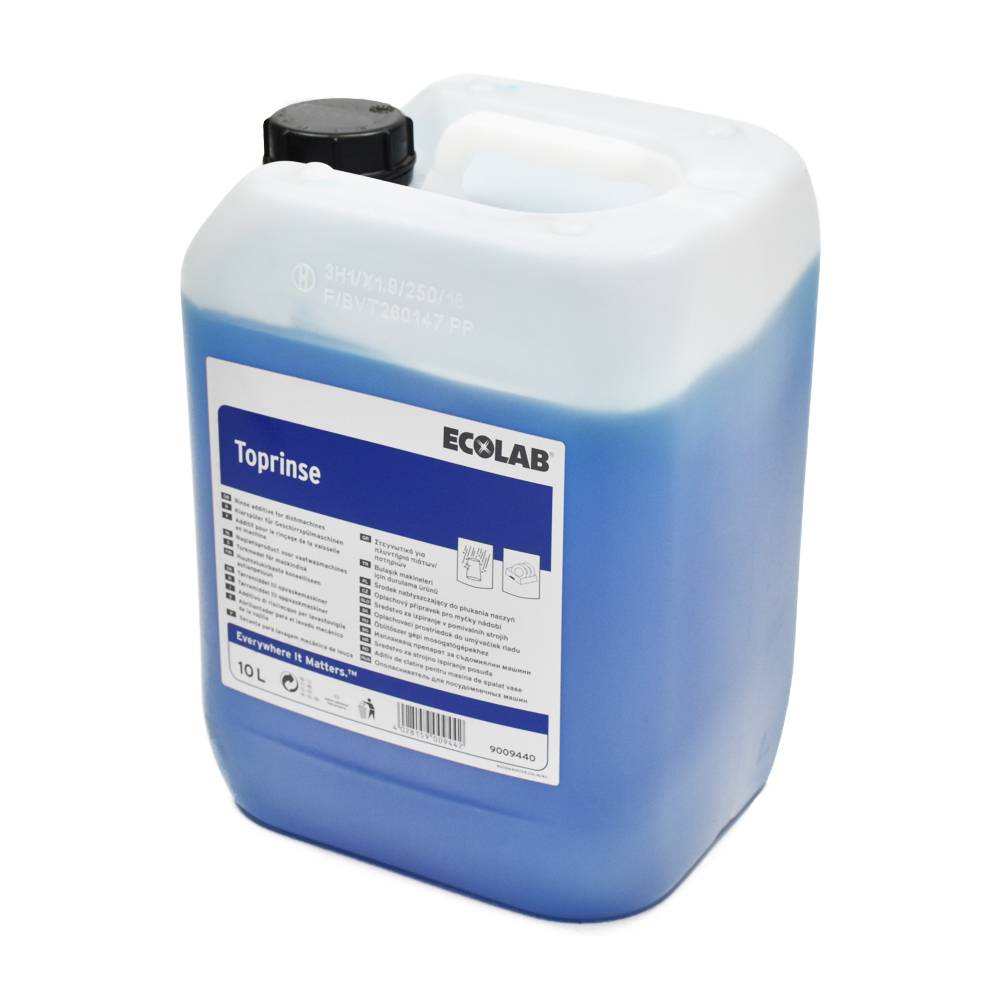 Prípravok na oplachovanie do umývačky riadu Ecolab Toprinse