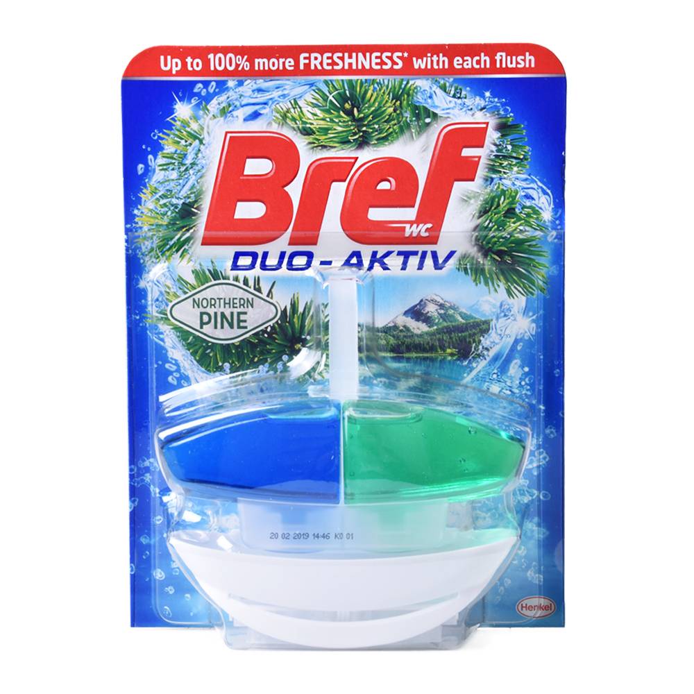 Čistiaci prostriedok na WC 50ml borovica Bref Duo Activ