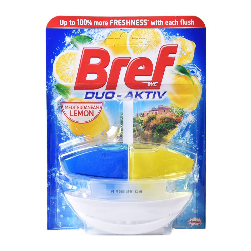 Čistiaci prostriedok na WC 50ml lemon Bref Duo Activ
