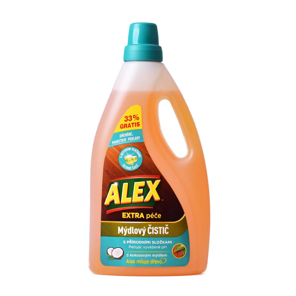 Čistiaci prostriedok na podlahy 750ml drevo Alex
