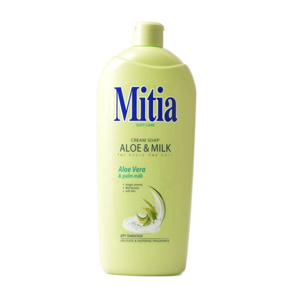 Tekuté mydlo 1000ml aloe&milk Mitia