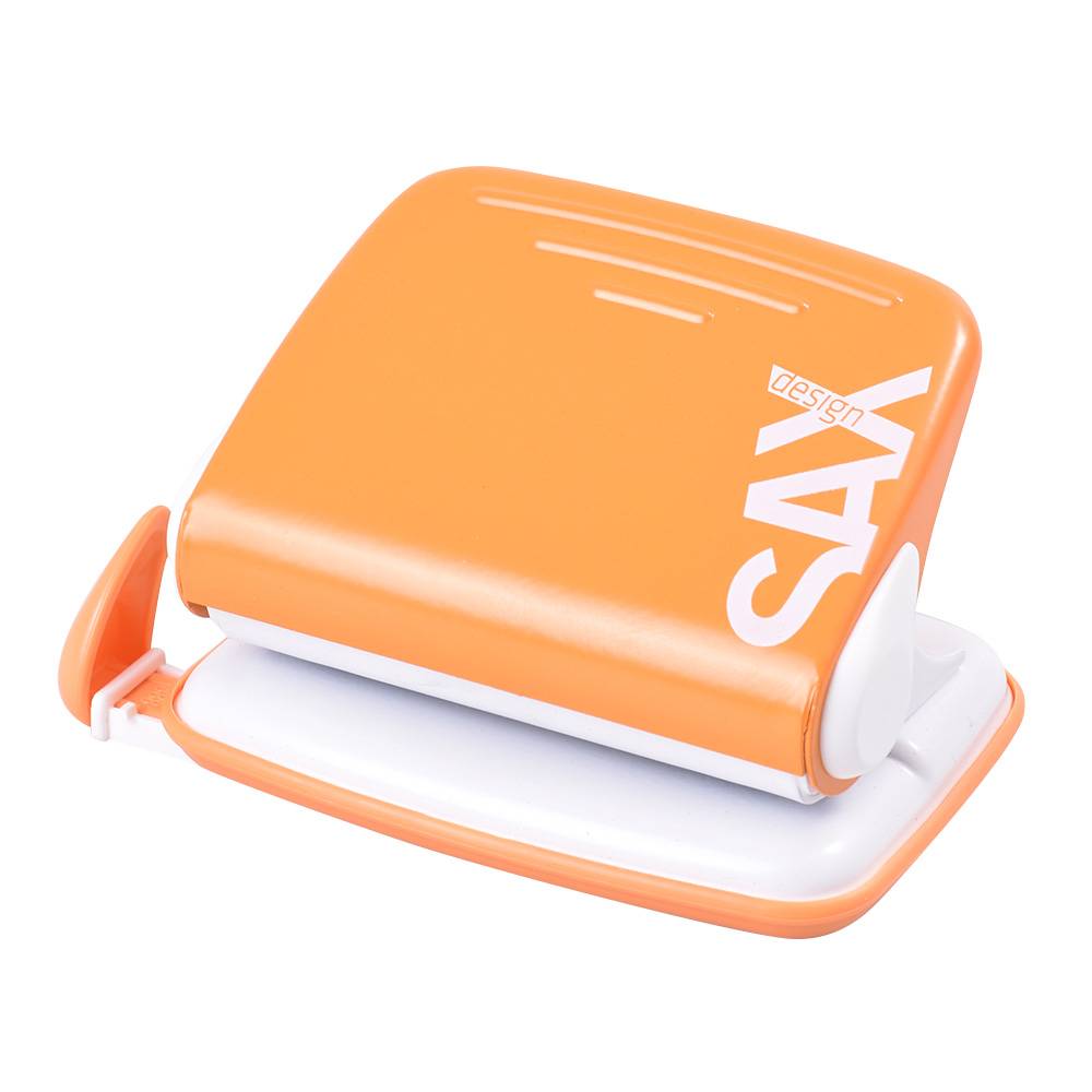 Dierovač dvojdierový 20 listový Desing 318 oranžový SAX