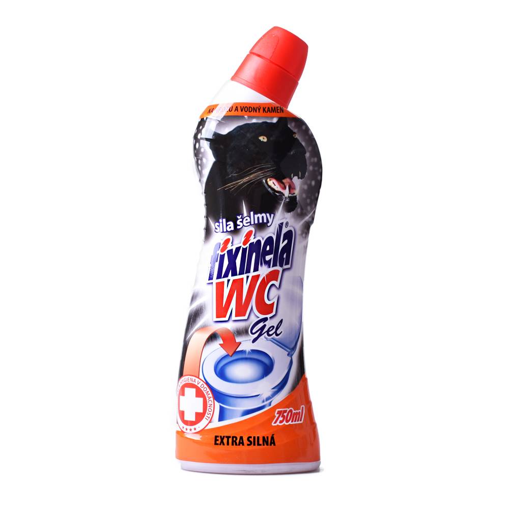 Čistiaci prostriedok na WC 750ml extra silná Fixinela