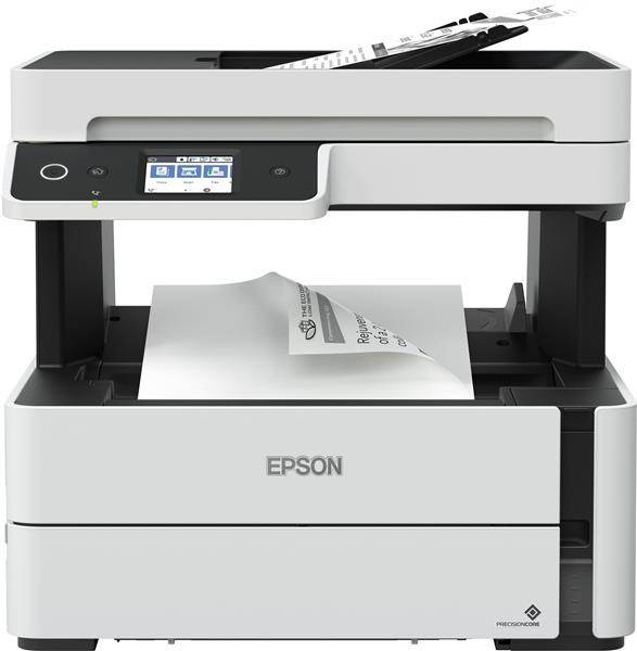 Atramentová tlačiareň EPSON EcoTank Mono M3170, 4v1, A4, 39 str./min, USB, Wi-Fi, duplex, ADF, 3 roky záruka po registr