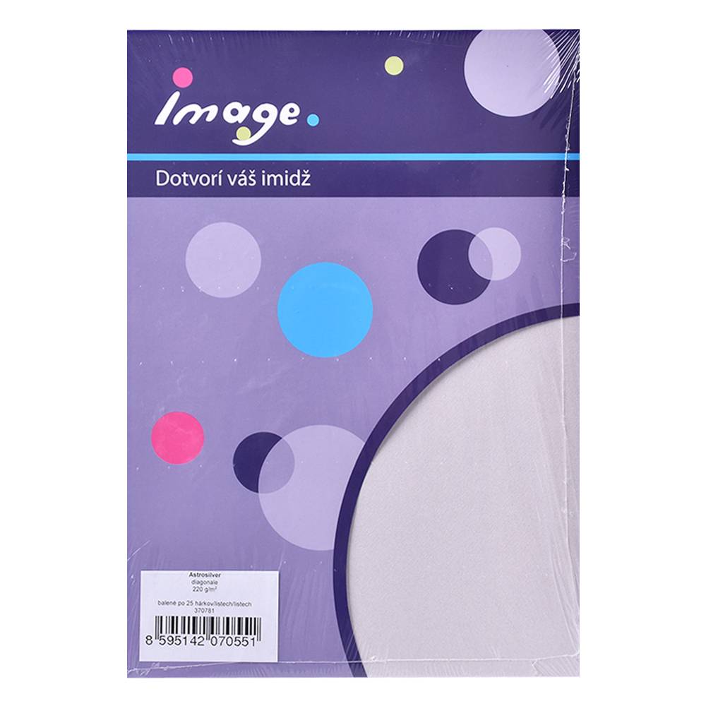 Kreatívny papier A4 220g Astrosilver Diagonale