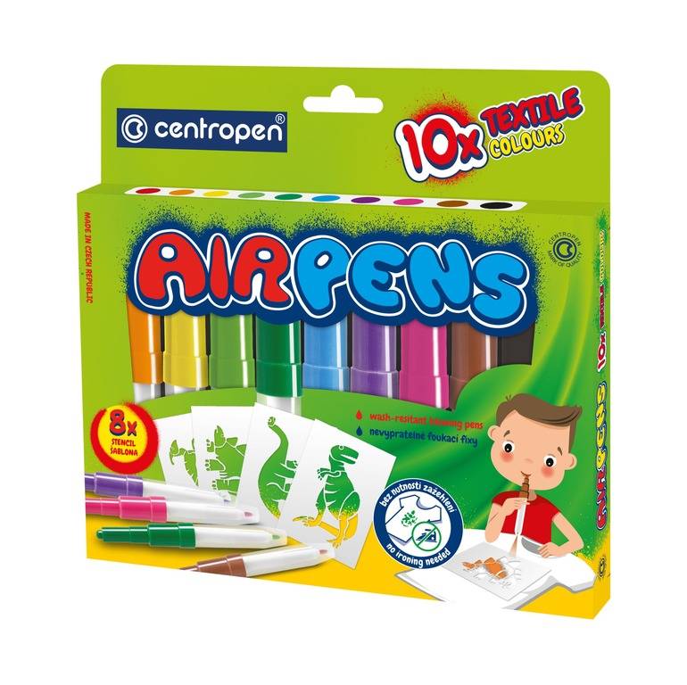 Fúkacie fixky 1539 10 farieb Centropen