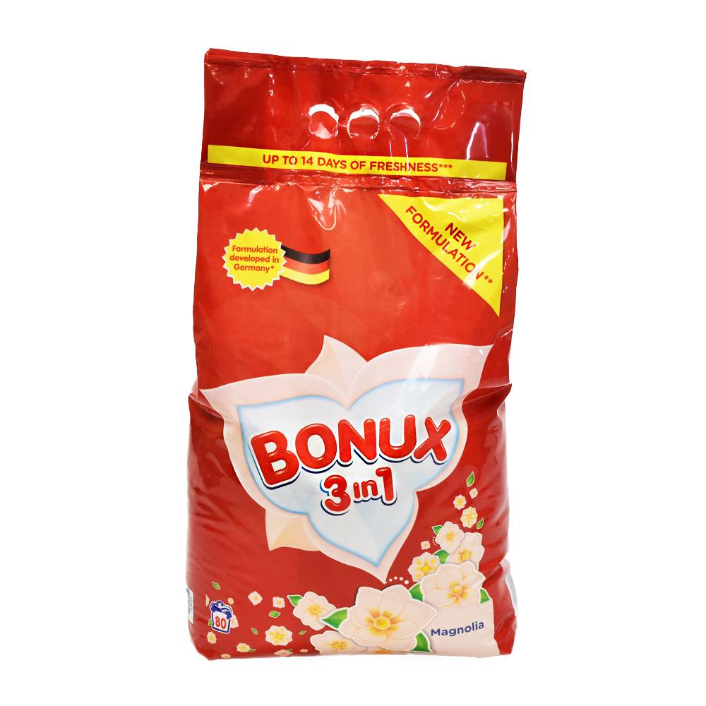 Prací prášok 6kg/80pd 3v1 magnolia Bonux