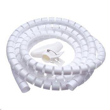 Connect IT trubice pro vedení kabelů WINDER bílá / 2.5m x 20mm CI-679