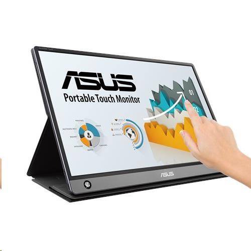 LCD DISPLEJ ASUS 15.6" MB16AMT ZenScreen Touch USB Type-C FHD (1920x1080), IPS, 10-bodový dotykový, repro