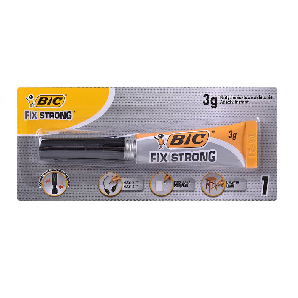 Sekundové lepidlo 3g Fix Strong BIC