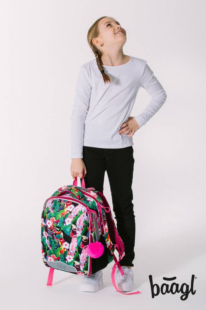 BAAGL Školská aktovka Shelly Tukan.