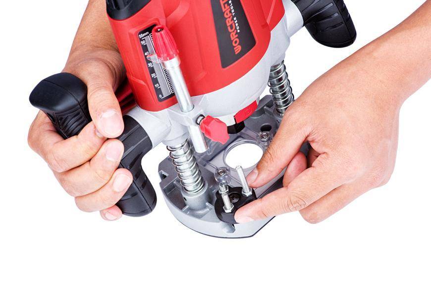 Fréza Worcraft ER12-6/8, 1200W, horná.