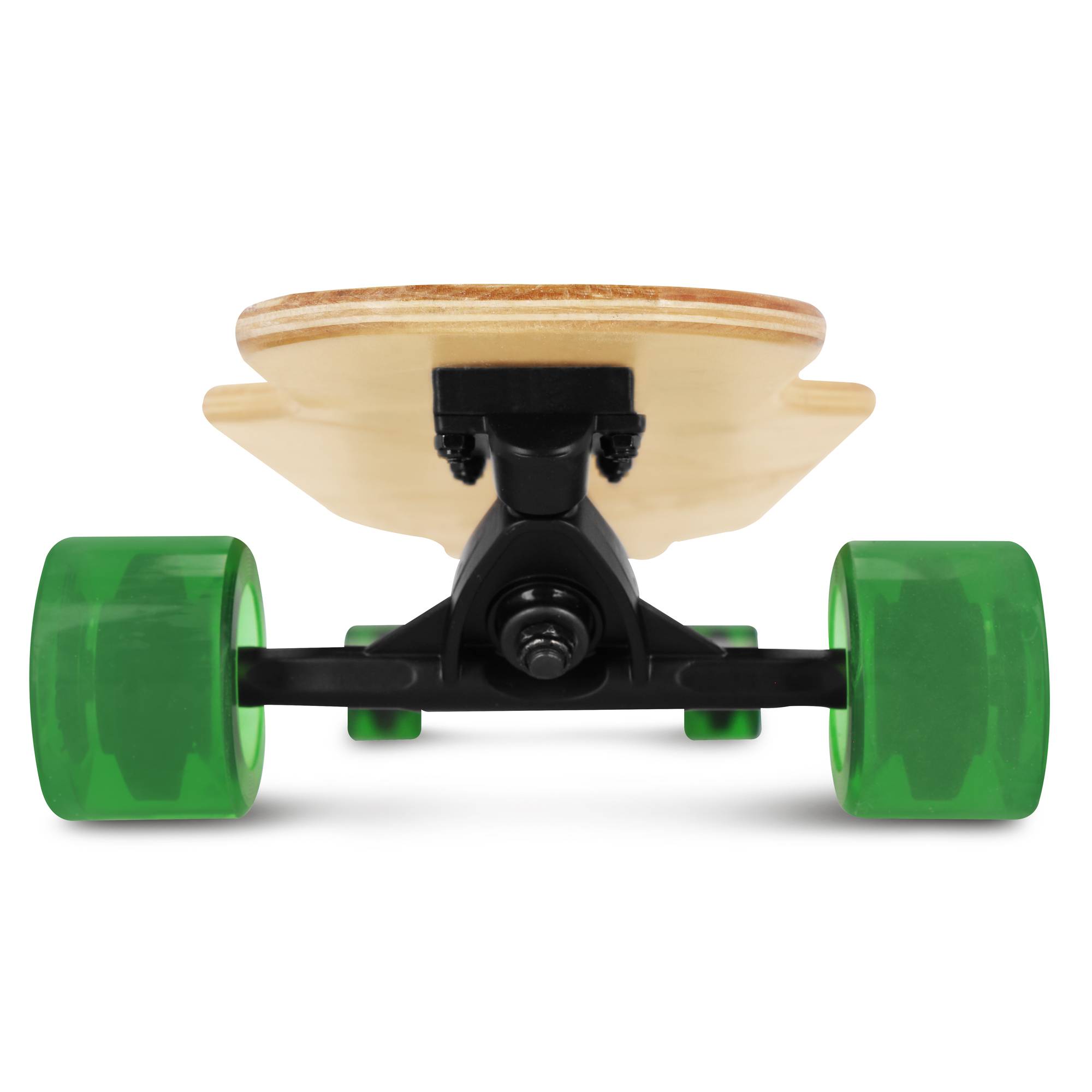 LONGBAY PRO Longboard 140 x 24 cm, ABEC7, zeleno-černý.