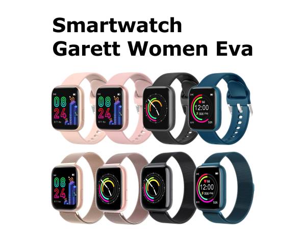 Garett Smarthodinky pre ženy Eva čierna, oceľ.