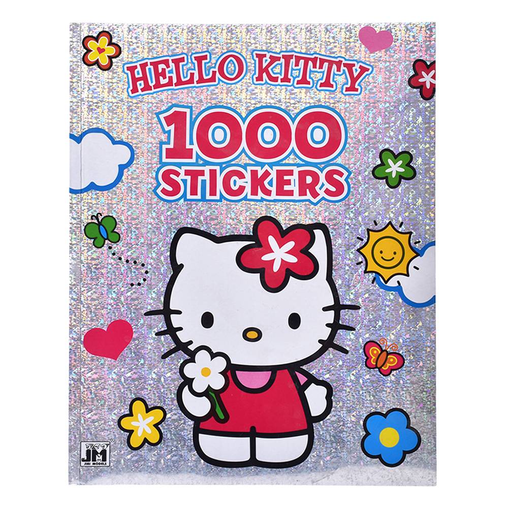Omaľovánky + 1000 kusov samolepiek Hello Kitty