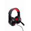 GEMBIRD sluchátka s mikrofonem GHS-U-5.1-01, gaming, 5.1 surround, černo-červená, USB