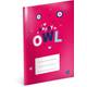 Školský zošit Sovičky, A5, 40 listov, štvorčekovaný