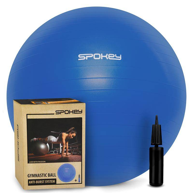 FITBALL III Gymnastická lopta 75 cm vrátane pumpičky, modrá