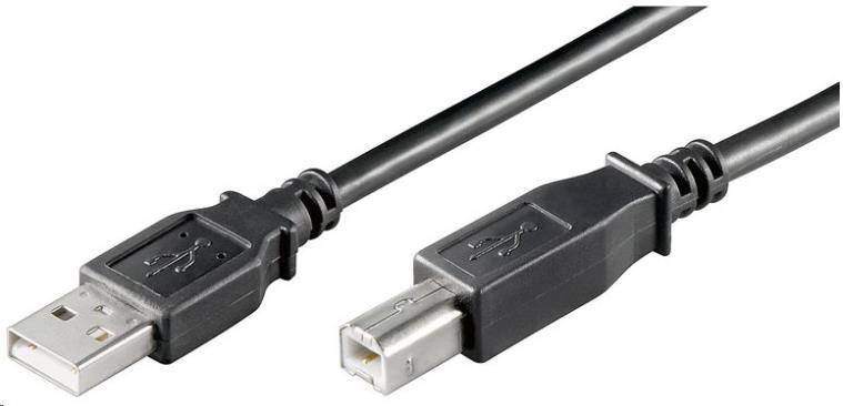 PremiumCord KU2AB2BK USB 2.0, propojovací, 2m, černý