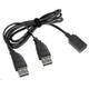 Kábel USB GEMBIRD 2.0 A-A predĺženie 1m DUAL (prídavné napájanie)