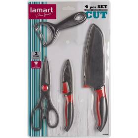 Lamart LT2098 4-dielna sada náčinia do kuchyne Cut